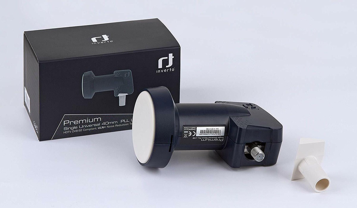 Inverto Universal Single LNB | 0,2dB High Gain Für HDTV, 3D & Satelliten-Empfang