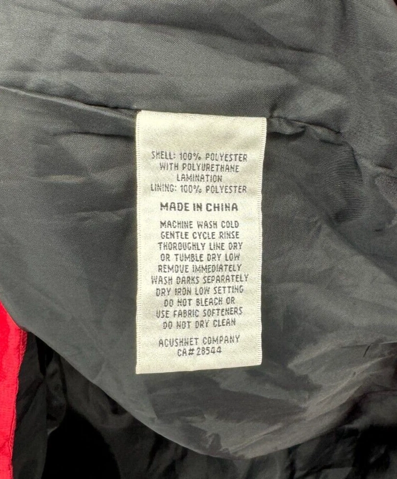 DRYJOYS FOOTJOY Men's Sz M Waterproof 1/2 Sleeve 1/2 Zip  Jacket - Image 3 of 4