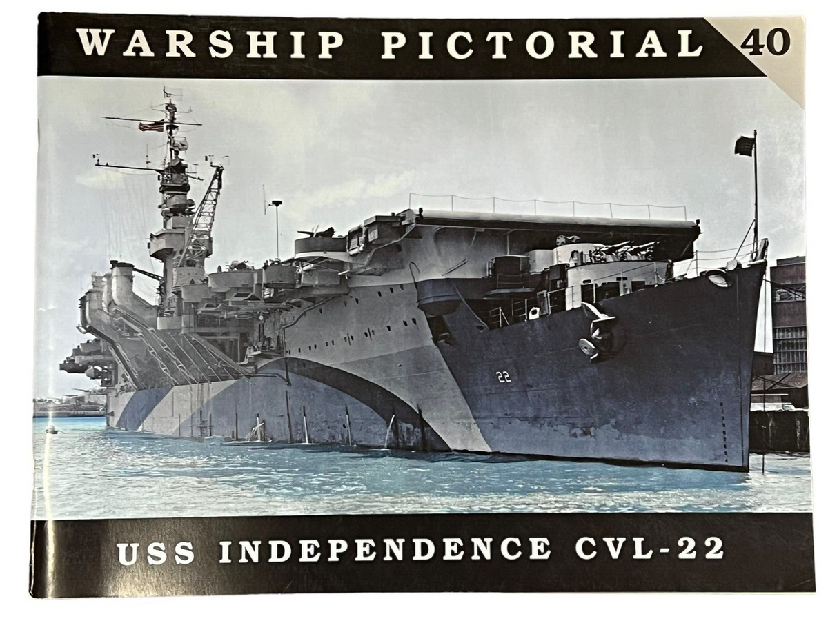 洋書 Warship Pictorial No. 22 WW2 US Navy USS Independence CVL-22 Warship Pictorial Soft Cover
