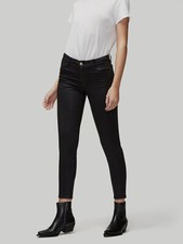  360 Frame Women's Black Jeans High Waist Slim Skinny Fit Denim Pants Size 26