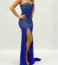 Jasz Couture 4826 Women's Dress Size 2 Royal Prom Dress - New Tags Attached