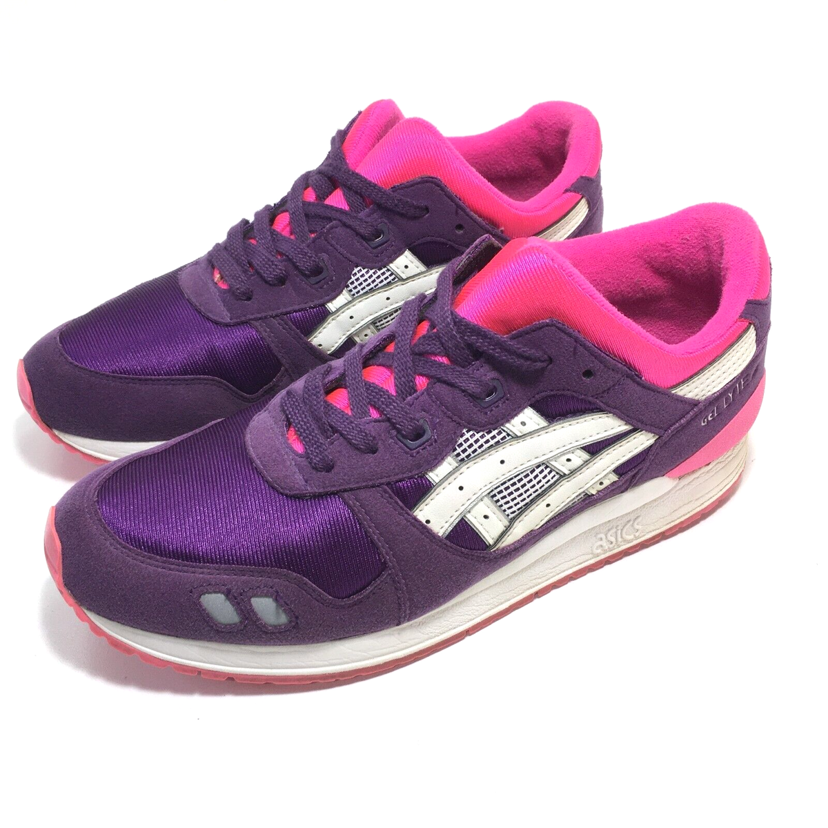 Asics Big Kids Gel Lyte III GS Pink Purple US Size C5A4N