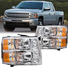 For 2007-2014 Chevy Silverado 1500 2500HD 3500HD Headlights Assembly
