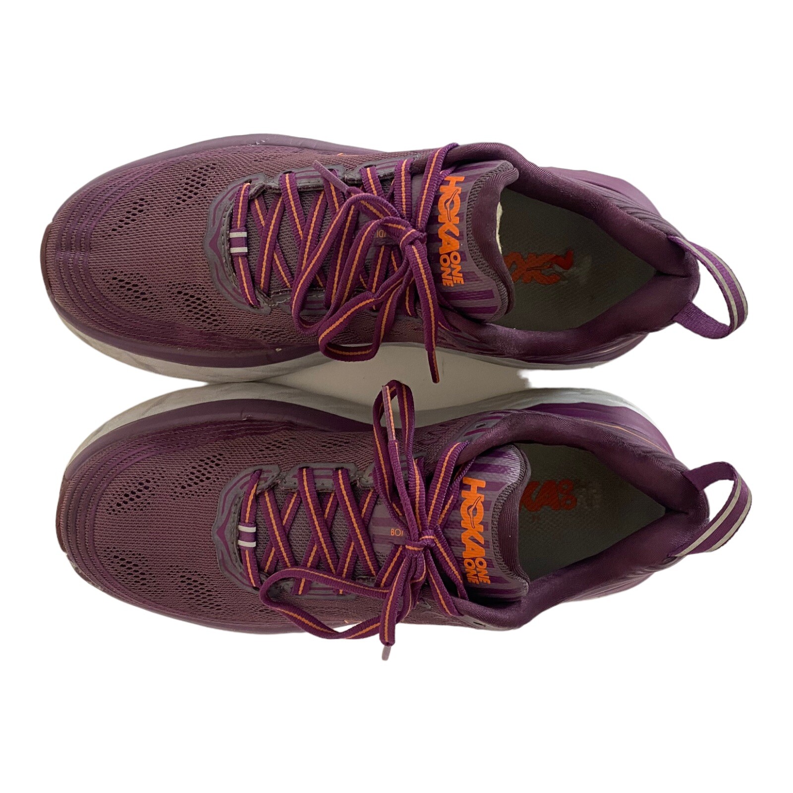 Hoka One One Womens Bondi 6 Running Shoes Purple Snea… Gem