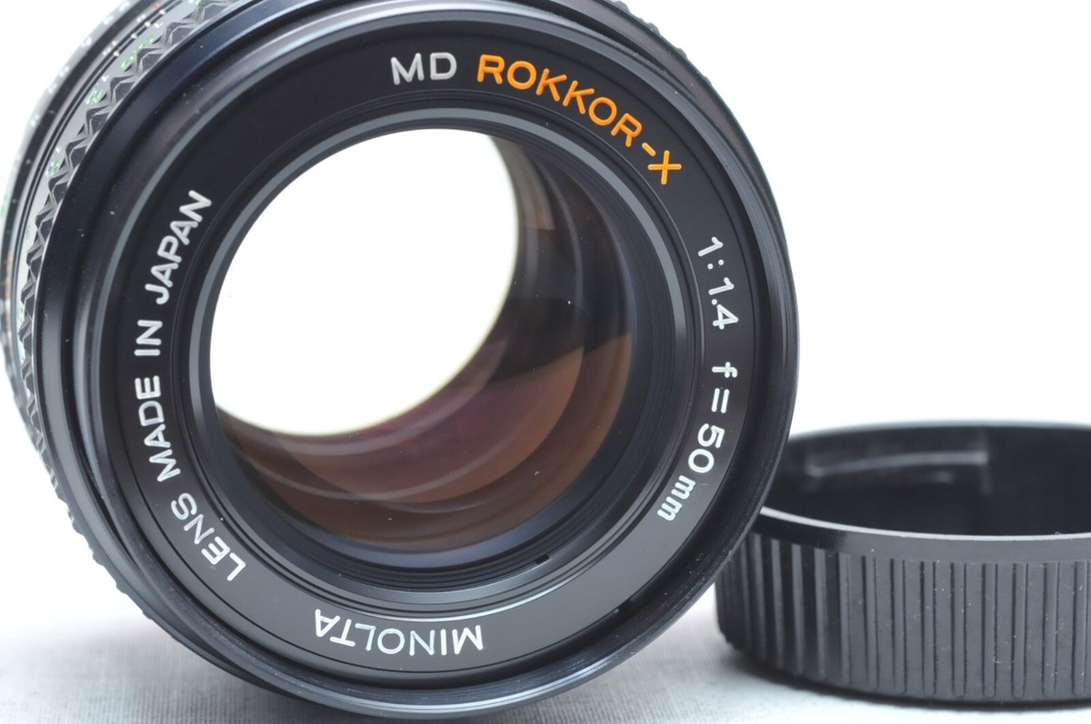 Minolta MD Rokkor 50mm F1.4 MF Standard Prime Lens | eBay