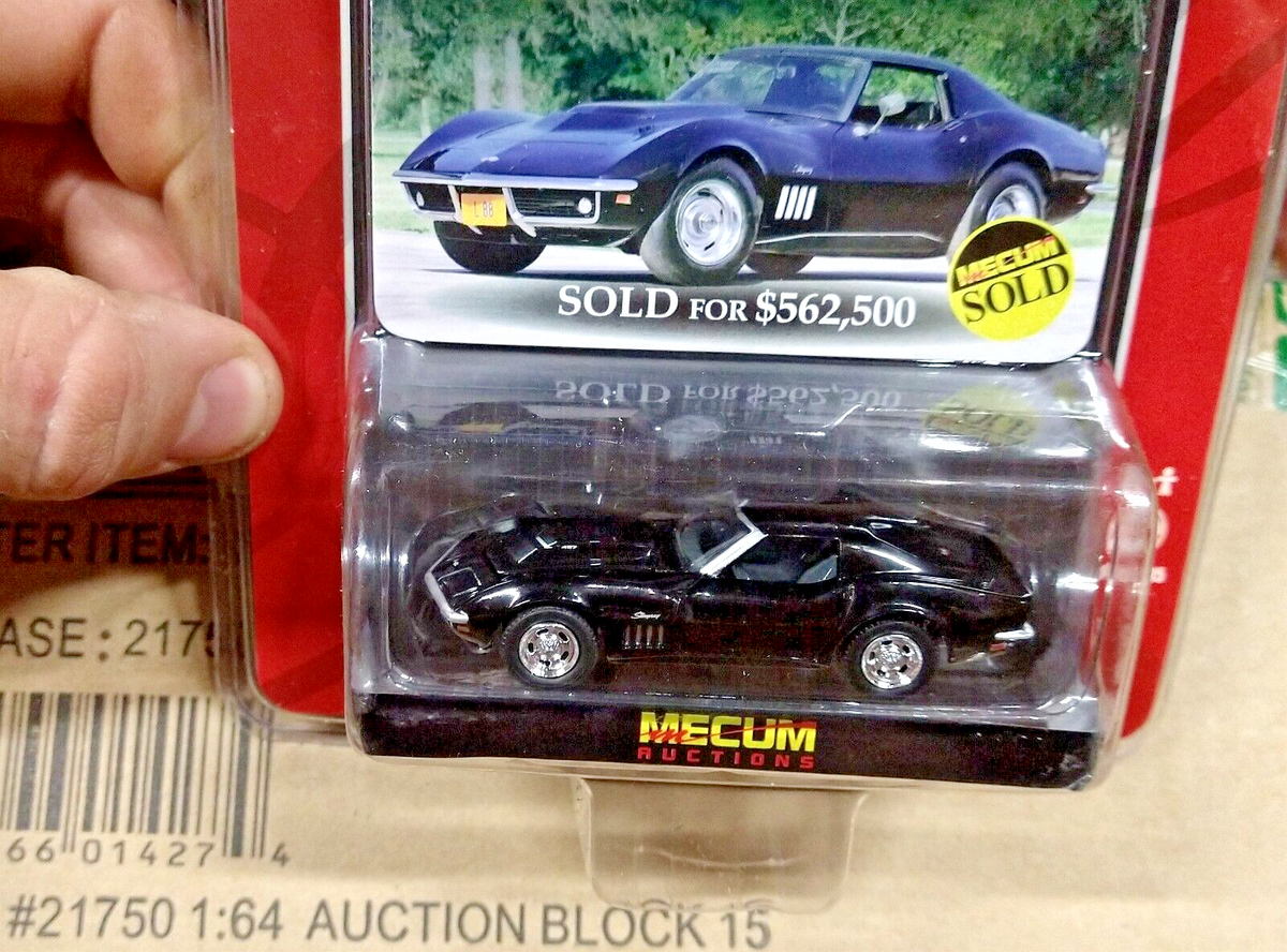 Greenlight Auction Block 1969 Chevy Corvette L88 1:64 Die Cast