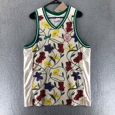 Nike Men's Size XXL Giannis Antetokounmpo Floral Basketball Jersey FB7025 110