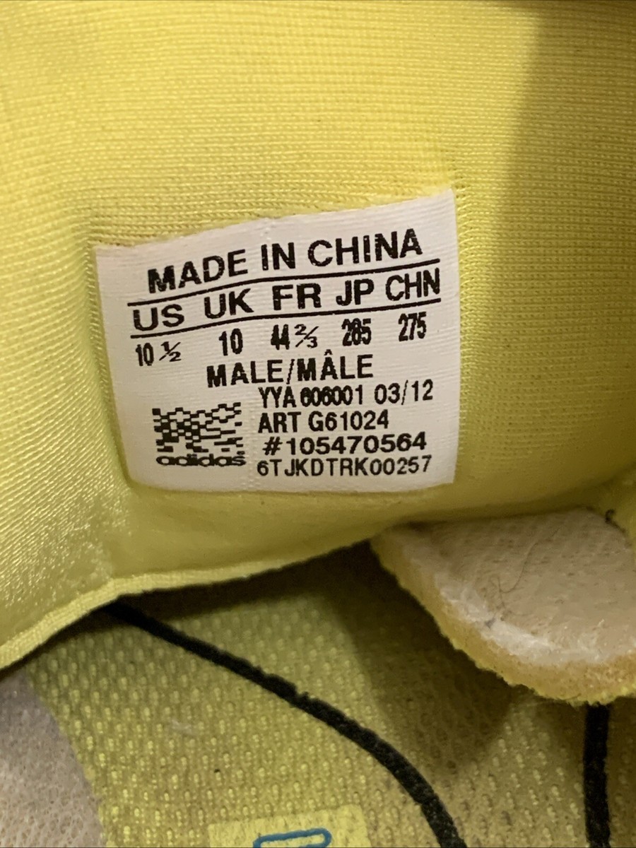2012 Adidas Adipure Trainer Color Yellow Black G61024 Men Us  display picture 2