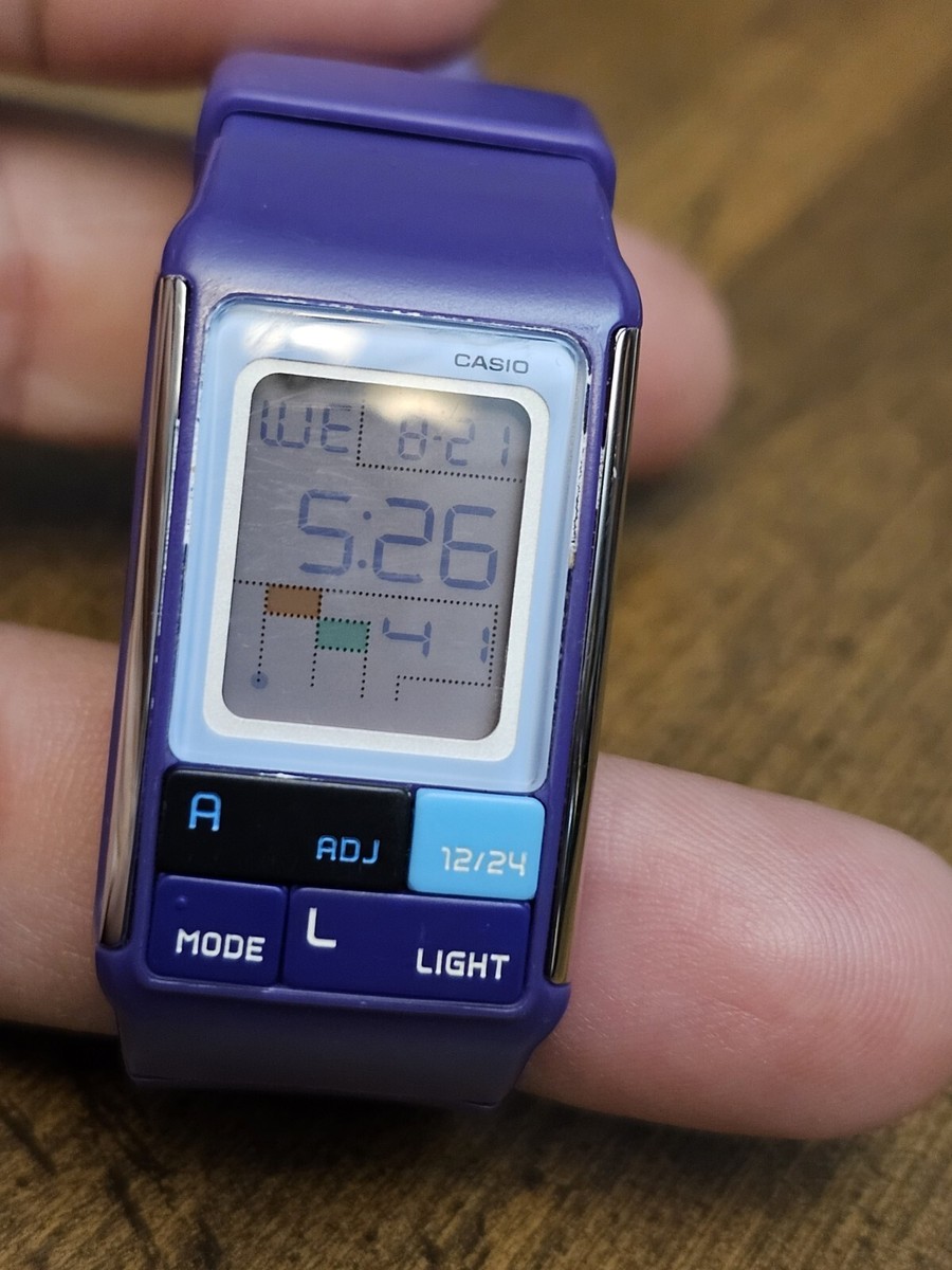 CASIO LDF-52 (3171) Women's Purple Watch RARE! | eBay