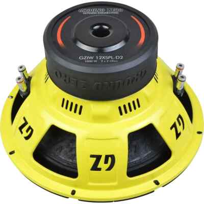 Ground Zero GZIW 12xSPL -D2  30cm  SPL Subwoofer 2 x 2Ohm 1000 Watt