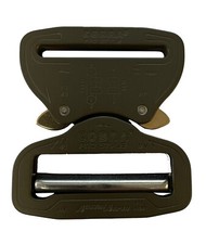 AustriAlpin 45mm 1.75" Brown-Grey Cobra Buckle - Male Adjustable Female Fixed FY