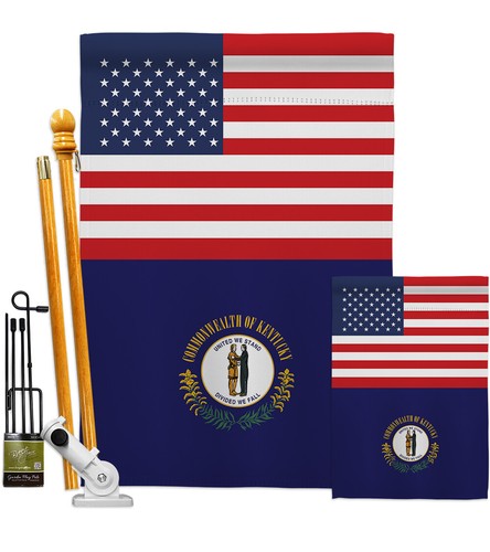 Bandera de jardín de Kentucky de EE. UU. Estados regionales pequeño regalo decorativo casa patio pancarta - Imagen 5 de 13