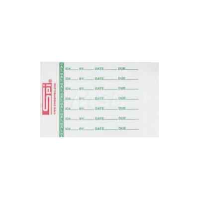 120 Count SPI Wrap-Up Calibration Labels, 1-1/4'' x 2-1/8'' Write-On Area