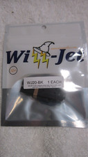 WIZ JET T-JET CHASSIS W/CUT RAIL/CLIP/W ELECTRICALS BLACK