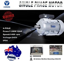 7.5kw 10HP 1400rpm REVERSIBLE CSCR Electric motor single phase 240v HIGH TORQUES