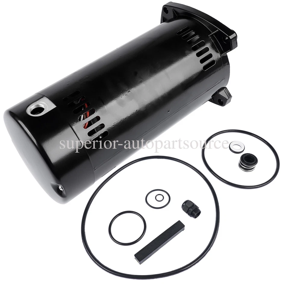 USQ1152 Pool Pump Motor 1.5HP 115/230V Single Speed Replacement Motor - Image 3 of 4