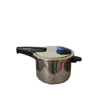 T-Fal Pressure Cooker Stainless Steel with Instruction Booklet 8 Qrt