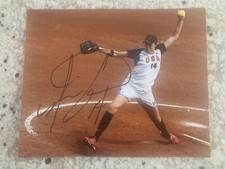 Monica Abbott signed 8x10 photo USA Softball Sexy Autographed
