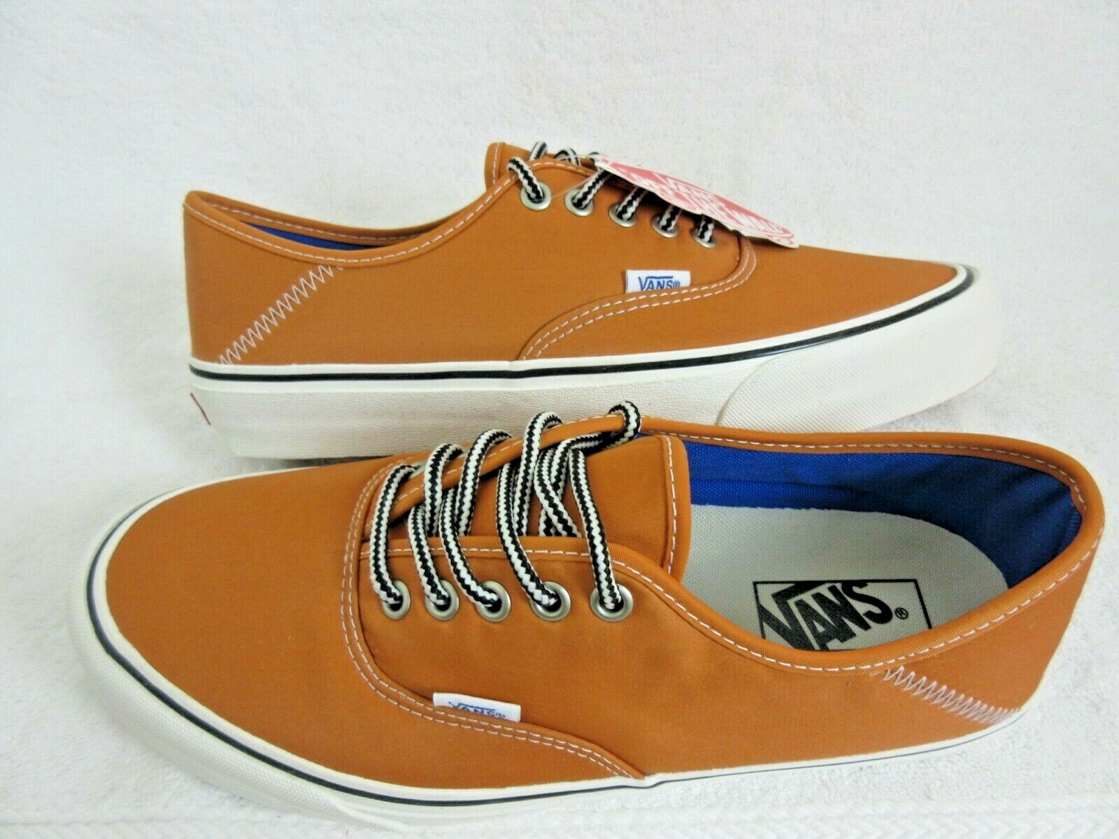 vans orange authentic
