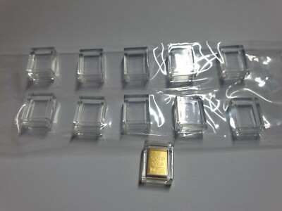 Capsule for silver & gold bars 1 5 10 100 gram g oz rectangular bullion cover 