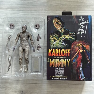 NECA Ultimate MUMMY 7'' Action Figure 1:12 Scale New Boris Karloff Horror Doll