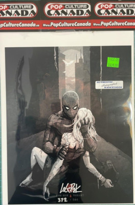 Death of Gwen Stacy - Noir Variant Print SIGNED Logan Pack - 372 / 500