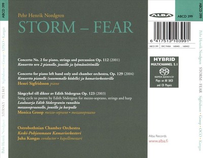 PEHR HENRIK NORDGREN: STORM - FEAR NEW CD