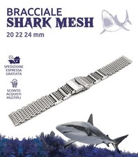 Shark Mesh Bracelet Steel ONE MORE 20 22 24 Mm Sub Diver Watch Strap