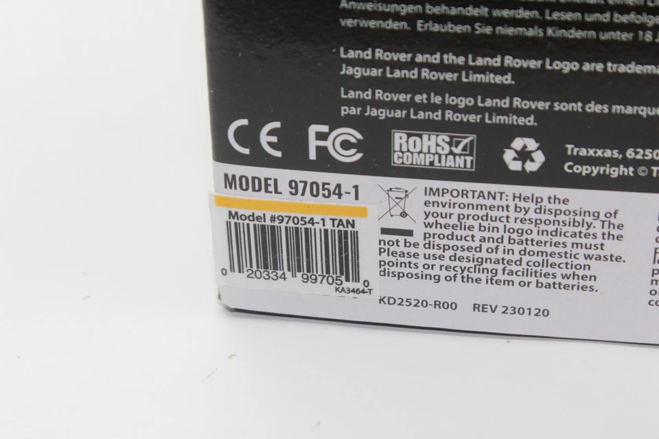 Traxxas 97054 TRX-4M TAN Sand Land Rover Orange 1:18 RTR NEU in OVP - Bild 2 von 4