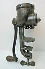 Antique Small #12 Grinder Rollman Food Chopper Salesman's Sample Works! RARE Sz.