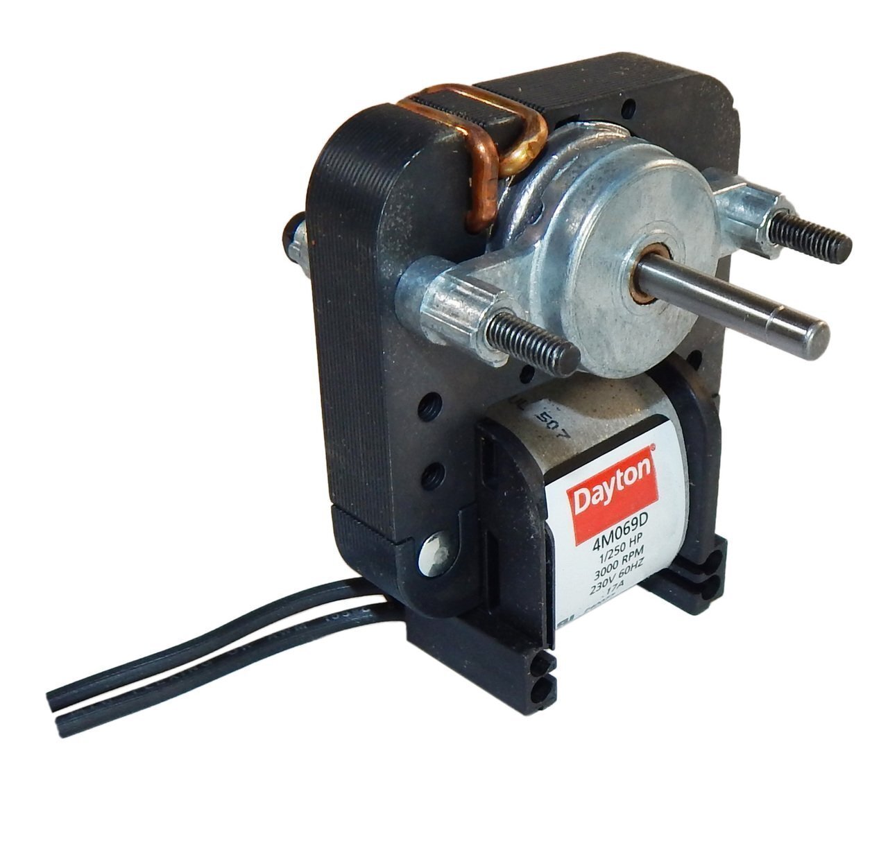 Dayton 4M069 C-Frame Motor, Sleeve, Shaded Pole, 1 in. L, Degrees_Fahrenheit, to