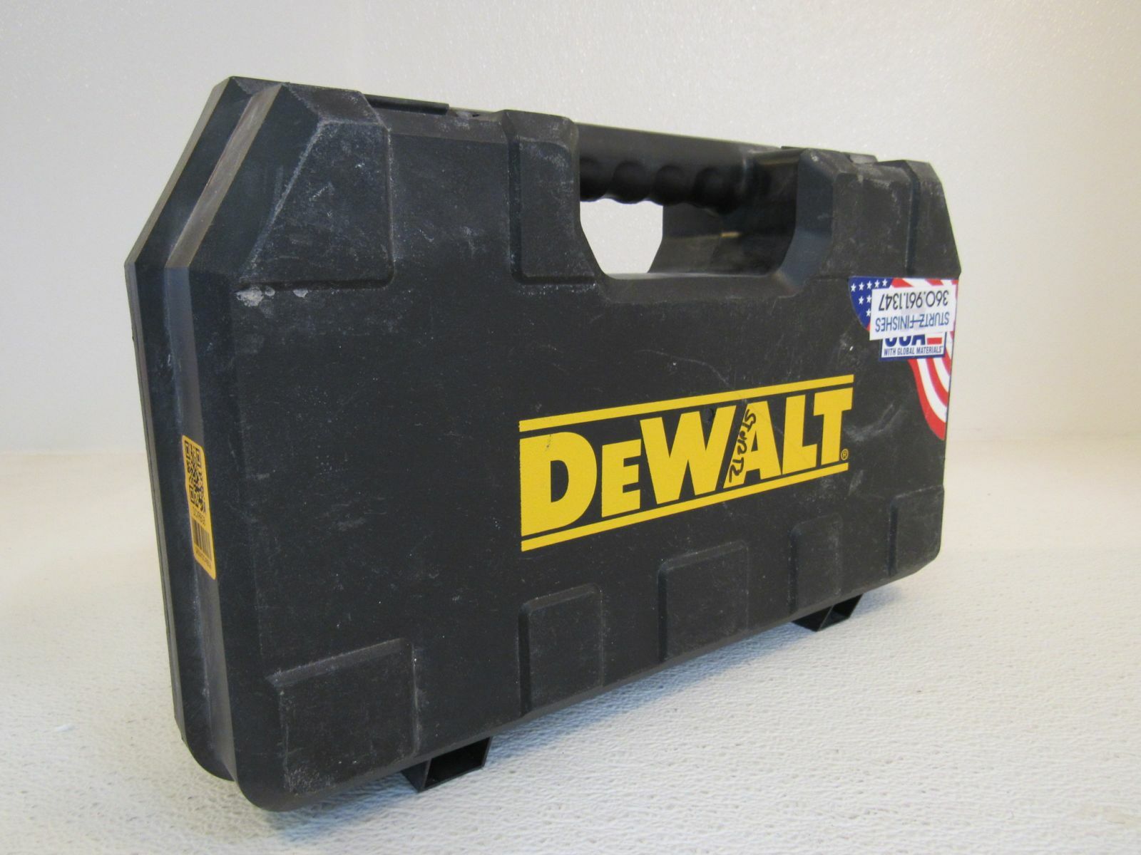 DeWalt Portable Power Tool Case 16in x 11in x 5in Black/Yellow Plastic