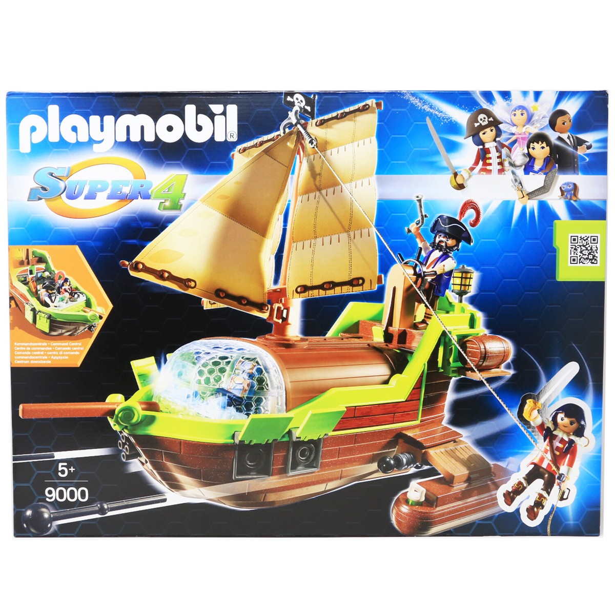Playmobil 9000 Super 4 Floating Pirate Chameleon with Ruby, Brand