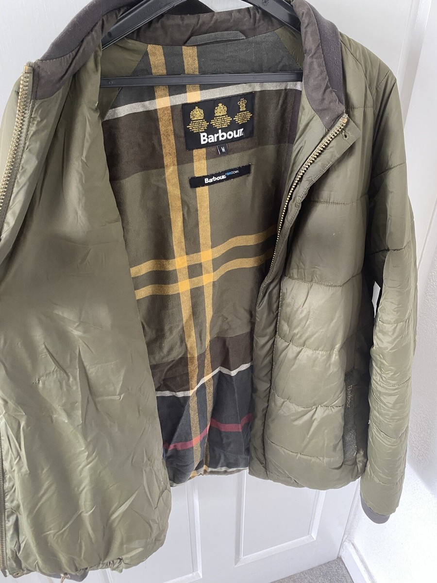 Barbour Fibre Down Quilted Padded In Mens UK