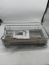 Household Essentials C21221-1 Glidez 2-Tier Sliding Cabinet Organizer 11.5" W...