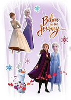 GroßEr Wand Sticker Set Aufkleber EisköNigin Glauben Im Reise Disney 50X70 CM