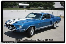 1968 Ford Mustang Shelby Gt 500 Refrigerator Magnet