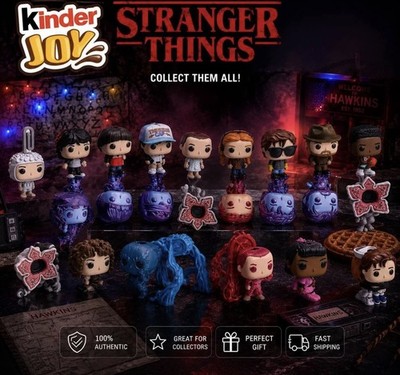 Kinder Joy Stranger Things Complete Set of 24 Figurines 1.3  