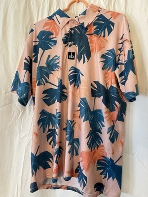 Hawaii Out Of Bounds Ob Polo Golf Shirt Large