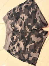 All in Motion Camo Black Gray Girl Shorts Size Large 10/12