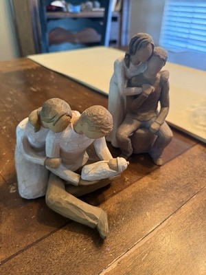 Willow Tree Family Figurines You and Me and New Life by Susan Lordi Set of 2