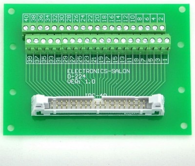 IDC40 2x20Pin 0.1 FRC Connector Breakout Board Module Fla Style: IDC40 2x20Pin