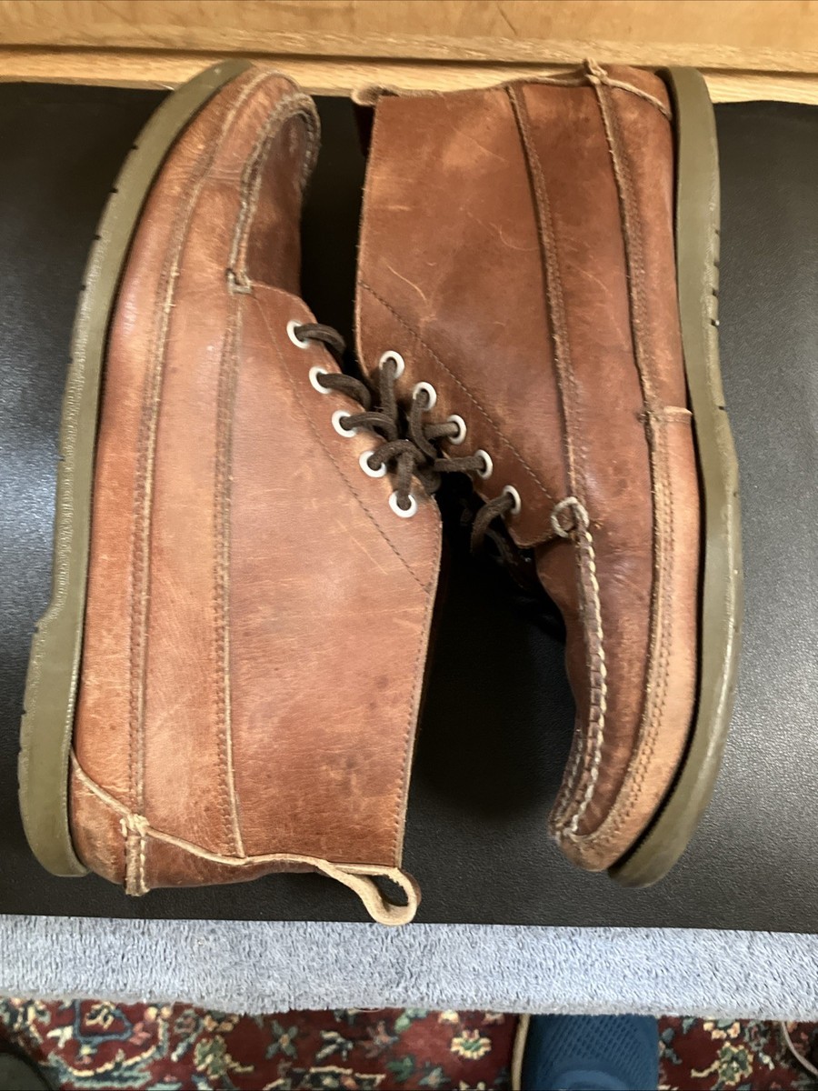 L.L. Bean Handsewn Moccasins Ranger Leather Chukka Boots Men's