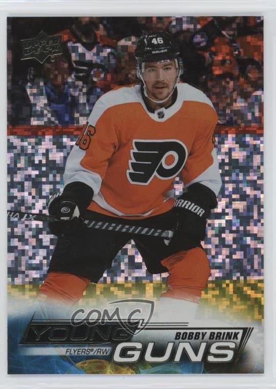 2022 Upper Deck Series 1 Young Guns Speckled Rainbow Foil Bobby Brink #227 k2t