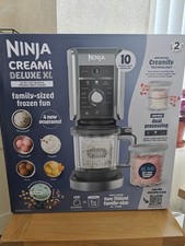 Ninja CREAMi Deluxe 10-in-1 Ice Cream and Frozen Drink Maker NC501UK - Brand New