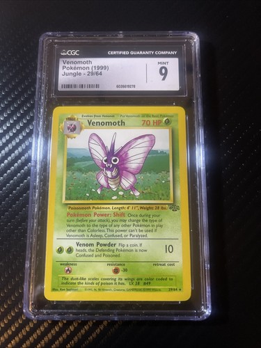 Venomoth (Unlimited) graded CGC 9 for sale on eBay
