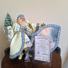 Thomas Kinkade Old World Santa Portrait Figure Frosty Christmas Eve 8” 2003 COA