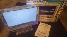 Axess 13.3" Clear See Through LED Color TV TV1702-13CL Works No Remote