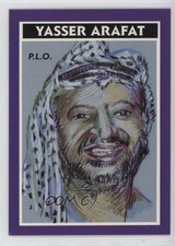 1990 CaliCo Graphics League of Nations Yasser Arafat #19 0w6