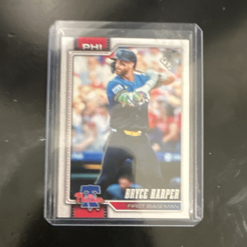 Topps Bryce Harper First Baseman #PHI 1 Philadelphia Phillies